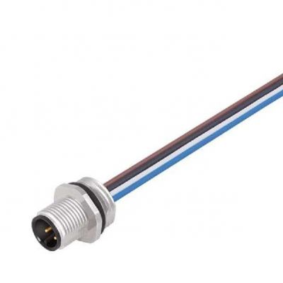 WEIDMULLER SAIE-M12S-8-TL-PG9 Złącze okrągłe, instalacja (system złącza płytki drukowanej), złącze męskie, proste, M12, Liczba biegunów: 8, PG 9 1926200000 /20szt./ (1926200000)